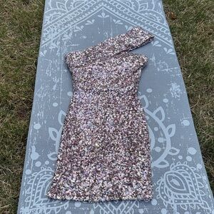 Gianni Bini Gold Sequin Dress